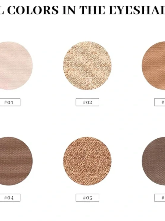 NUDE Myster Rosey Eyeshadow Palette - Neutral Tones - Picture 2 of 5